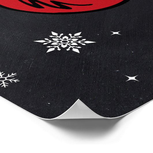 Grinch Ze is een Mean One 1e Verjaardag Poster (Hoek)