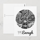 Grincheux Angel wenst  munt Briefkaart (Voorkant / Achterkant)