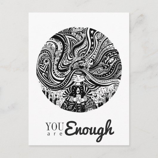 Grincheux Angel wenst  munt Briefkaart (Voorkant)