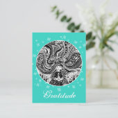 Grincheux Angel Wishes | Aqua Briefkaart (Staand voorkant)