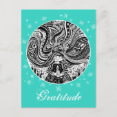 Grincheux Angel Wishes | Aqua Briefkaart (Voorkant)