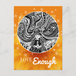 Grincheux Angel Wishes | Oranje Briefkaart