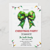 Grinchmas Holiday Party Invitation Kaart (Voorkant / Achterkant)