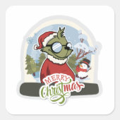 Grinchmas Square Stickers (Voorkant)