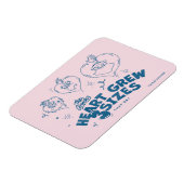 Grinch's Heart groeide 3 maten Magneet (Linkerzijde)