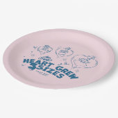 Grinch's Heart groeide 3 maten Papieren Bordje (Gekanteld)