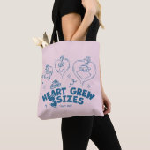 Grinch's Heart groeide 3 maten Tote Bag (Dichtbij)