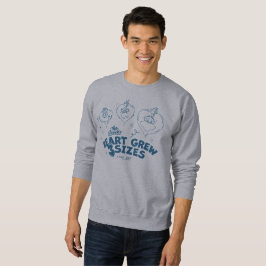 Grinch's Heart groeide 3 maten Trui (Voorkant volledig)