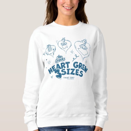 Grinch's Heart groeide 3 maten Trui (Voorkant)