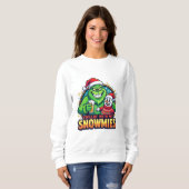 Grinchy Bigfoot chillin With My Snowmies Trui (Voorkant volledig)