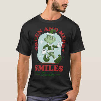 Grinchy Goedheid Kerstmis T-shirt
