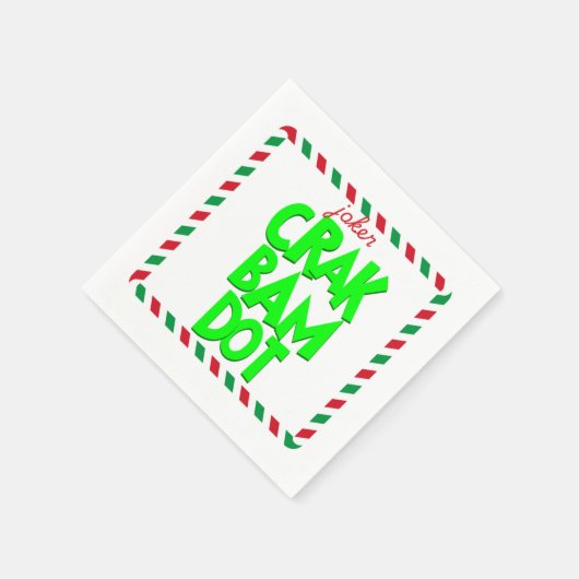 Grinchy Mahjong Napkins Crak Bam Dot! grappenmaker Servet (Hoek)