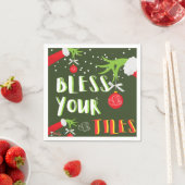 GRINCHY Mahjong zegene je Tegels servetten (Insitu)