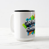 Grind en Shine Mok (Voorkant links)