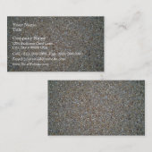 Grind- en zandweg na regen visitekaartje (Voorkant / Achterkant)