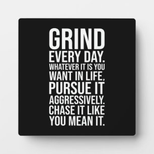 Grind Every Day - Motivational Fotoplaat