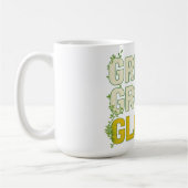 GRIND.GROW.GLOW.—Inspirerende botanische typografi Koffiemok (Links)