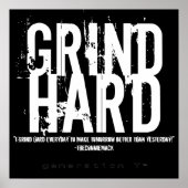 GRIND HARD Poster (Voorkant)