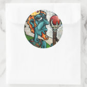 Grind King Scepter_JGAD Ronde Sticker (Tas)