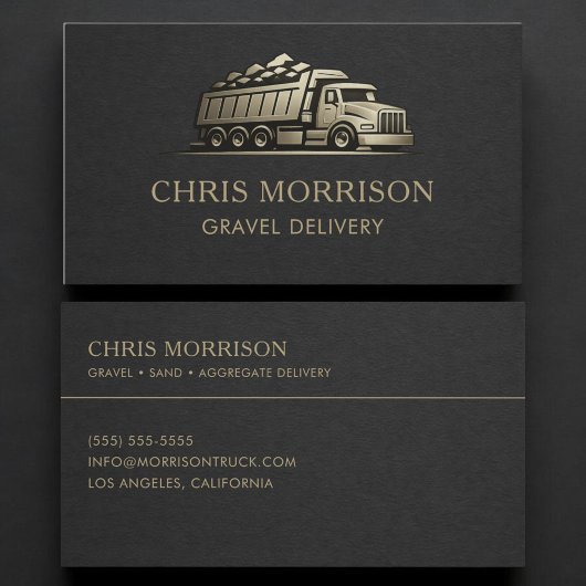 Grind Leveringsdienst Professioneel Visitekaartje