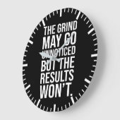 Grind Onopgemerkt vs Resultaten - Succes Motivatie Grote Klok (Hoek)
