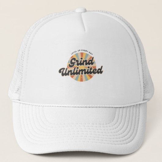 Grind Unlimited Vintage Gamer Trucker Pet (Voorkant)