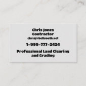 GRIND VISITEKAARTJE (Achterkant)