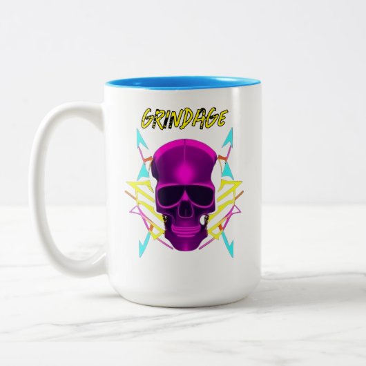 Grindage Mug Tweekleurige Koffiemok (Links)