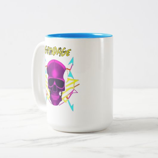 Grindage Mug Tweekleurige Koffiemok (Voorkant links)