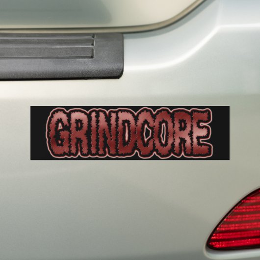 Grindcore Bumpersticker (Op auto)