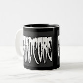 Grindcore Tweekleurige Koffiemok (Voorkant links)