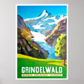 Grindelwald, berpiek, Zwitserland,  Poster (Voorkant)