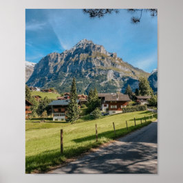 Grindelwald, Jungfrau Regio Zwitserland Print