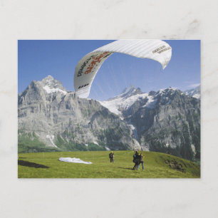 Grindelwald Paragliding Briefkaart