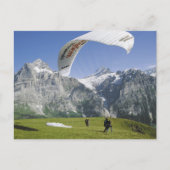 Grindelwald Paragliding Briefkaart (Voorkant)