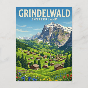 Grindelwald Zwitserland Briefkaart