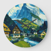 Grindelwald Zwitserland Kunst Grote Klok (Voorkant)
