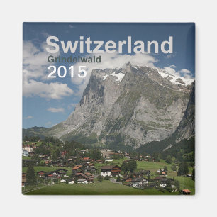 Grindelwald Zwitserland Magnet Change Year