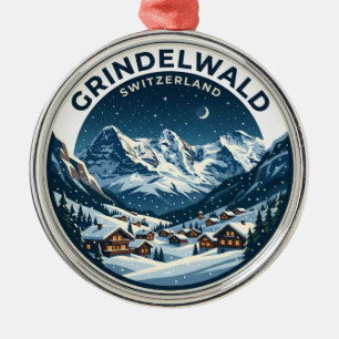 GRINDELWALD Zwitserland Metalen Ornament
