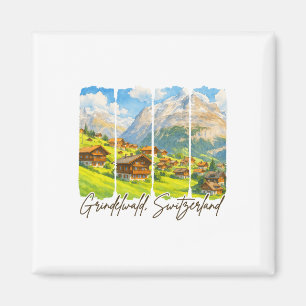 Grindelwald Zwitserland Reispenseelstreek Grindel Magneet