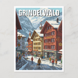 Grindelwald Zwitserland Reizen Briefkaart