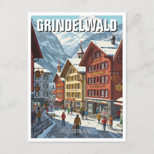 Grindelwald Zwitserland Reizen Briefkaart