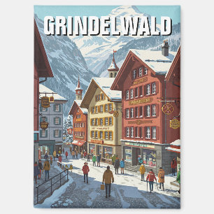 Grindelwald Zwitserland Reizen Magneet