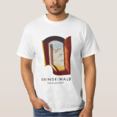 Grindelwald Zwitserland ski poster T-shirt (Voorkant)