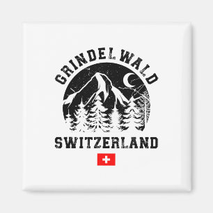 Grindelwald Zwitserland Ski Resort Alpen Alpine Sk Magneet