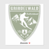 Grindelwald Zwitserland Sticker (Vel)
