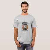 Grinder Mentaliteit – Tijd is GeldHeren Basic T-Sh T-shirt (Voorkant volledig)