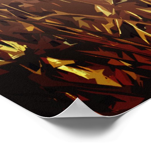 grindfiets, foto van graanpastele poster (Hoek)