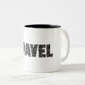 grindfietsen tweekleurige koffiemok (Voorkant rechts)