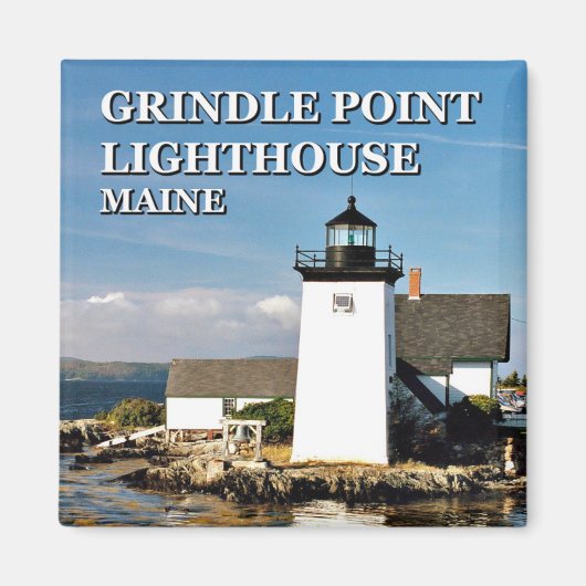 Grindle Point Light, Maine Magnet (Voorkant)